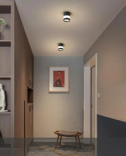 Cylinder Dimmable LED Downlights 9W 12W 15W 18W Ceiling Spotlights AC85~265V Surface Mounted Home Lighting Kitchen Corridor Shop