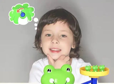 Frog Math Balance Toy Montessori Educational Learning Tool Preschool Addition Subtraction Training Sensory Play For Kids Toys