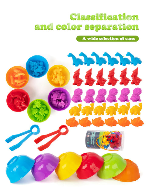 Animal series children's early education enlightenment counting toys teaching aids family cognitive classification toys