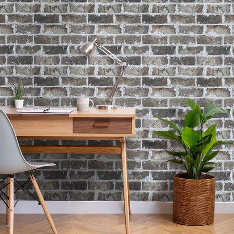 10 Pcs 3D Wall Panel Peel and Stick, 3D Brick Wall Sticker, Kitchen Adhesive Sticker, Tiles Stickers Waterproof