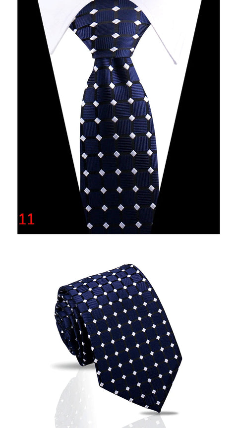 Luxury Mens Tie 7.5cm New Style Fashion Necktie Paisley Striped Gravata For Men Fit Wedding Workplace Suit Accessories