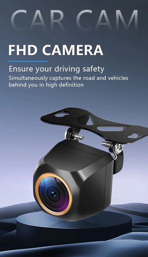 AHD 1920x1080P Car Rear View Camera 200° for Fisheye Golden Lens Full HDR Night Vision Vehicle back car reversing Front Camera