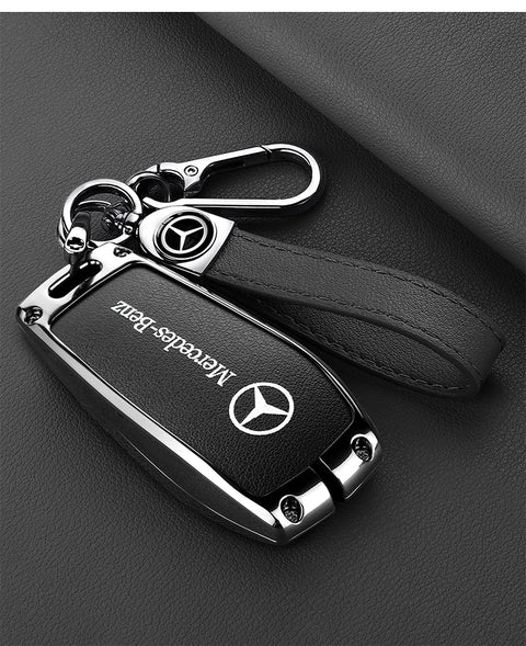 For Mercedes-Benz A C E G S Class CLA CLS GLA GLC GLE GLK Vito Sprinter SLK Viano ML Car Alloy Key Case Key Bag Shell Key Chain