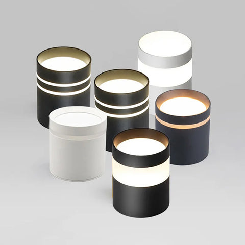 Cylinder Dimmable LED Downlights 9W 12W 15W 18W Ceiling Spotlights AC85~265V Surface Mounted Home Lighting Kitchen Corridor Shop