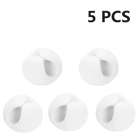 Car Cable Clips Silicone USB Line Desktop Management Compatible Clips for Driving Recorder Wire Organizer Auto Accessories