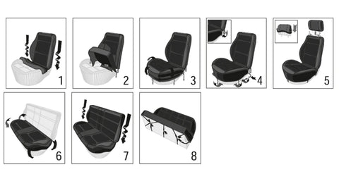 Universal Polyester Car Seat Covers Sporty Design Fit For Most Car Suv Truck Four Season Seat Cover For Car Accessories Interior