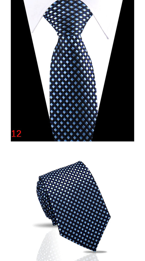 Luxury Mens Tie 7.5cm New Style Fashion Necktie Paisley Striped Gravata For Men Fit Wedding Workplace Suit Accessories