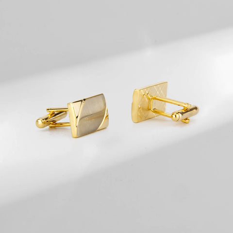 1Pair Square Man Shirt Cufflinks Copper Tie Clips & Cufflinks For Mens Luxury Wedding Guests Gifts Fashion Jewelry Men Cuffs