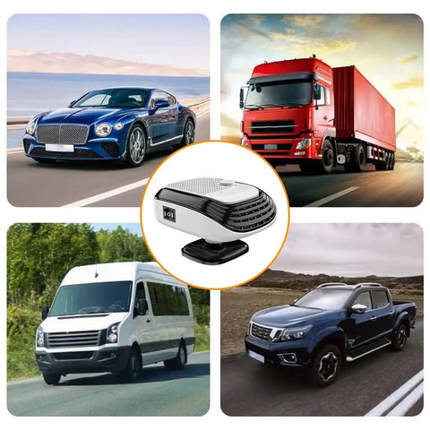 Car Winter Fast Heating 120w Electric Heated Fan Auto Windshield Defogging Heating Cooling Truck RV SUV Travel Camper Tools