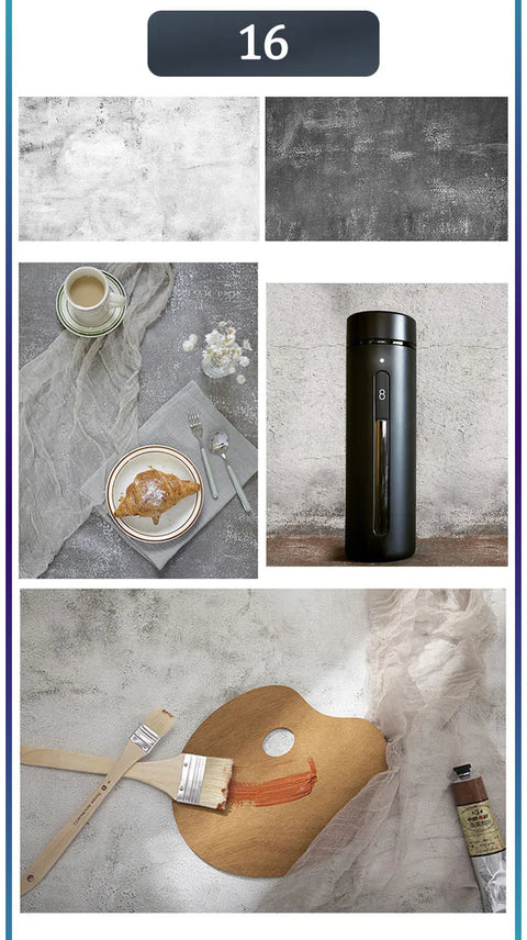 Marble Photography Backdrops 57*87CM 2 Sided Wood Grain Photo Background Wallpaper Studio Waterproof Products Photographic Props