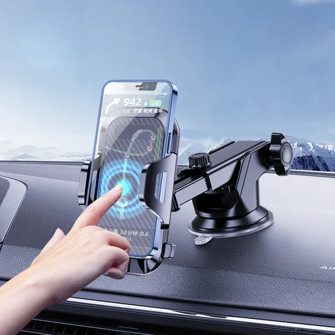 3-IN-1 Dashboard Windshield Air Vent Holder for Car, Automobile Cell Phone Accessories, Auto Cellphone Support Fit All IPhone