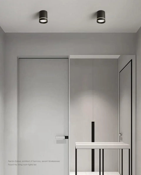 Cylinder Dimmable LED Downlights 9W 12W 15W 18W Ceiling Spotlights AC85~265V Surface Mounted Home Lighting Kitchen Corridor Shop