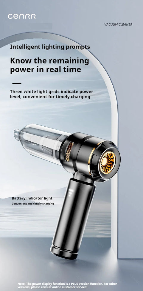 CENRR 998000PA Car Vacuum Cleaner Powerful Portable HandHeld Vacuum Cleaner For Car Wireless Cleaner Robot Car Accessories