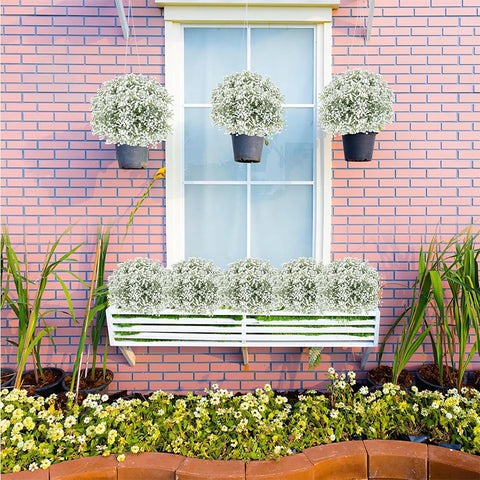 5/10/20Pcs Artificial Baby's Breath Flowers Real Touch Gypsophila Suitable for Wedding Bride Engagement Home Ornament Room Decor