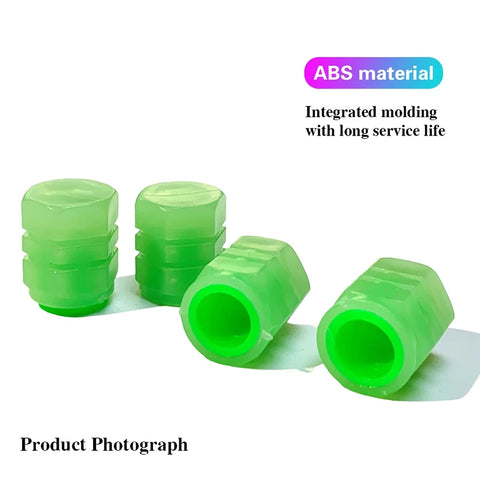 Luminous Valve Caps Car Tire Valves Cap Motorcycle Tyre Hub Cover Decor For Citroen C3 C5 C4 Berlingo Grand Picasso Jumper Saxo
