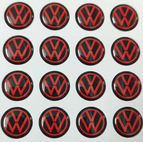Car Key Sticker Auto Control Keychain Accessories For Volkswagen VW Rline R GTI Golf Polo Passat Magotan Tiguan Bora Jetta T-ROC