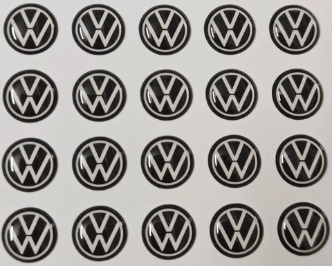 Car Key Sticker Auto Control Keychain Accessories For Volkswagen VW Rline R GTI Golf Polo Passat Magotan Tiguan Bora Jetta T-ROC