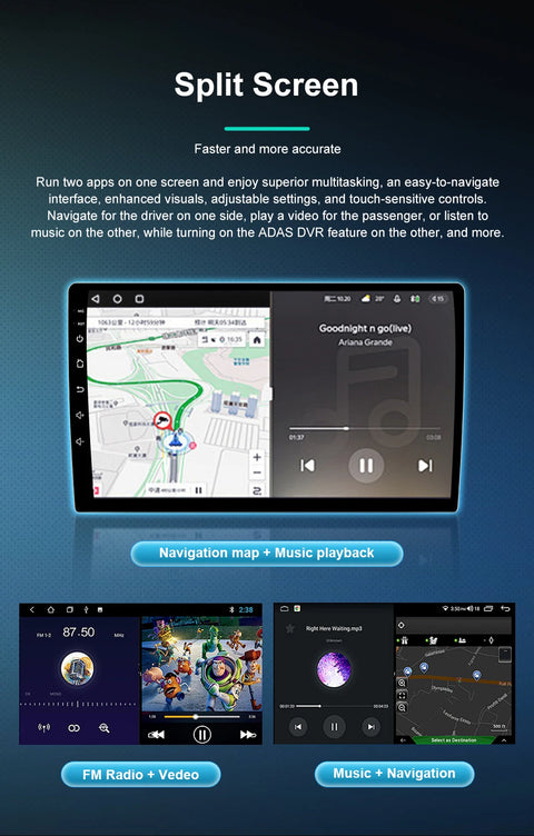Android Car Radio For Honda Ridgeline 2006 - 2014 GPS Stereo Carplay Multimedia Player Android Auto Screen 4G Wifi No 2din DVD