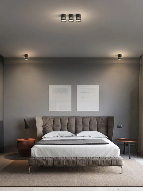 Cylinder Dimmable LED Downlights 9W 12W 15W 18W Ceiling Spotlights AC85~265V Surface Mounted Home Lighting Kitchen Corridor Shop