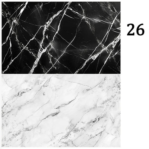 Marble Photography Backdrops 57*87CM 2 Sided Wood Grain Photo Background Wallpaper Studio Waterproof Products Photographic Props