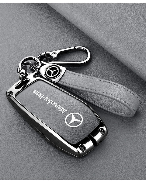 For Mercedes-Benz A C E G S Class CLA CLS GLA GLC GLE GLK Vito Sprinter SLK Viano ML Car Alloy Key Case Key Bag Shell Key Chain