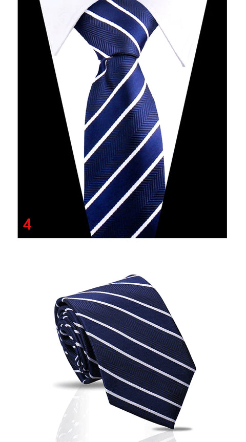 Luxury Mens Tie 7.5cm New Style Fashion Necktie Paisley Striped Gravata For Men Fit Wedding Workplace Suit Accessories