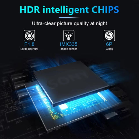 AHD 1920x1080P Car Rear View Camera 200° for Fisheye Golden Lens Full HDR Night Vision Vehicle back car reversing Front Camera