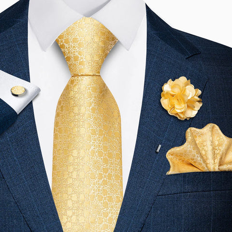 Wholesales Fashion 8 cm Tie Set Necktie Pocket Squares Cufflink Pin Set Purple Paisley Men Gravatas Fit Birthday Gift