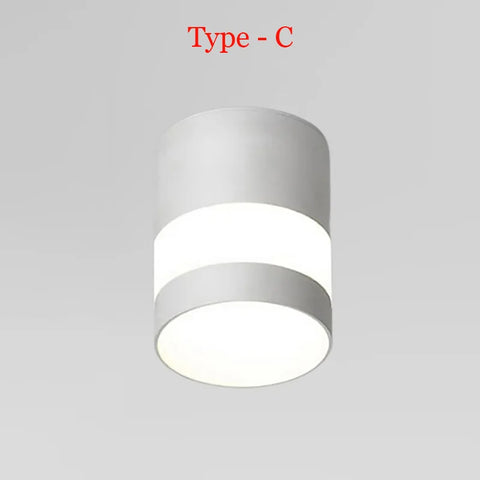 Cylinder Dimmable LED Downlights 9W 12W 15W 18W Ceiling Spotlights AC85~265V Surface Mounted Home Lighting Kitchen Corridor Shop