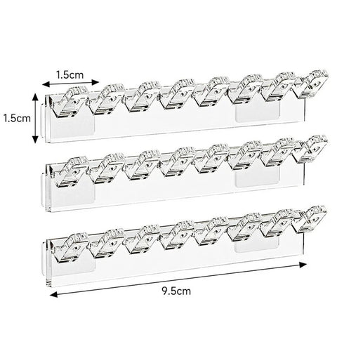 3/6Pcs Self-Adhesive Necklace Organizer, Space-Saving Multi-Functional Jewelry Organizer, Necklace Holder Wall Mounted