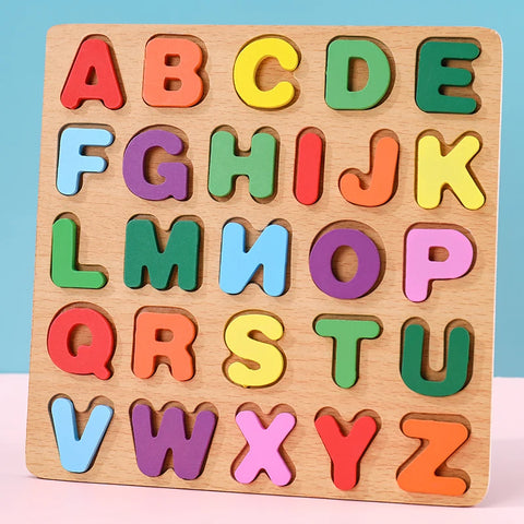 Baby Montessori Puzzles Wooden Toys for Children 1 2 3 Years Educational Learning Kids Games Child Birthday Gifts