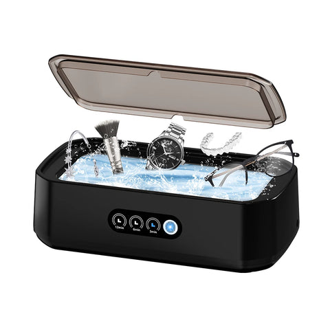 Ultrasonic Cleaner Machine Eyeglass 650ml Mini High-frequency Vibration Cleaning For Glasses Jewelry Denture Pacifier