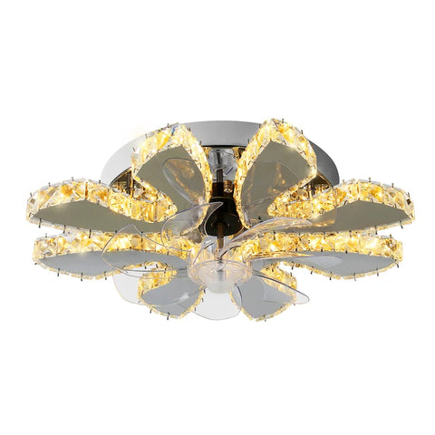 5 Rings Crystal Led Chandeliers Ceiling Mirror Stainless Steel Lustre Cristal For Kitchen Luminarias Parateto Fixtures Plafonier