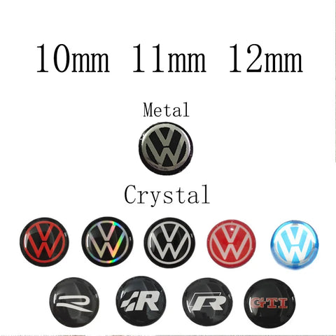 Car Key Sticker Auto Control Keychain Accessories For Volkswagen VW Rline R GTI Golf Polo Passat Magotan Tiguan Bora Jetta T-ROC