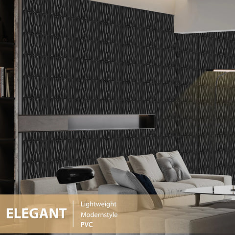 3D Wall Panels 30 Pack, 11.8" x 11.8" （29 Sq.ft) PVC Wall Panels, Glue Up Wall Decor for Living Room, Bedroom, Office