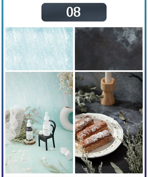 Marble Photography Backdrops 57*87CM 2 Sided Wood Grain Photo Background Wallpaper Studio Waterproof Products Photographic Props