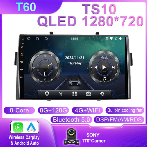 Android Car Radio For Honda Ridgeline 2006 - 2014 GPS Stereo Carplay Multimedia Player Android Auto Screen 4G Wifi No 2din DVD