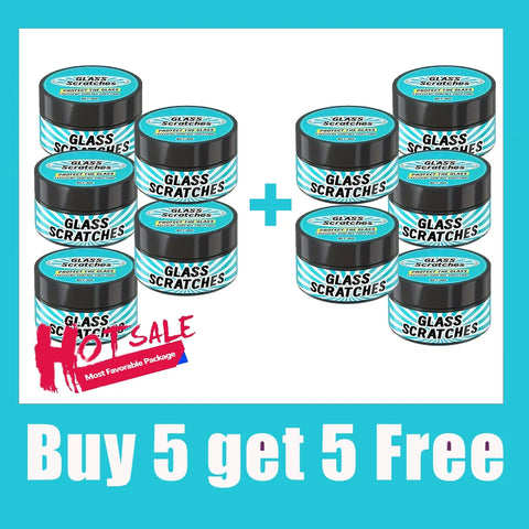 Glass Scratch Repair Paste - Universal For Repairing Scratches On Car Windows, Bathroom Glass, Glasses, Lenses