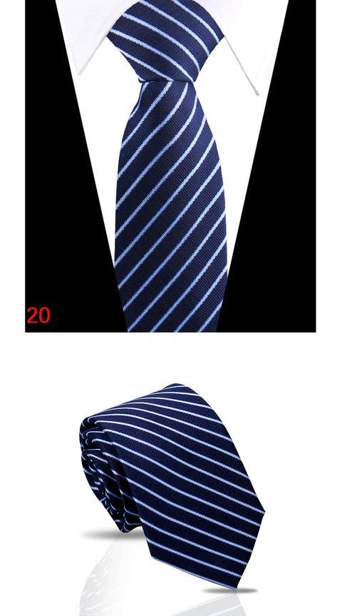 Luxury Mens Tie 7.5cm New Style Fashion Necktie Paisley Striped Gravata For Men Fit Wedding Workplace Suit Accessories