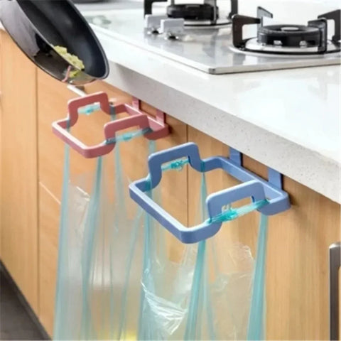 Hanging Trash Bag Racks Garbage Bag Rack Rubbish Bag Storage Rack Holder Portable Cabinet Trash Rack Kitchen Gadgets