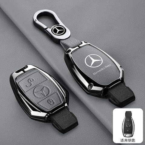 For Mercedes-Benz A C E G S Class CLA CLS GLA GLC GLE GLK Vito Sprinter SLK Viano ML Car Alloy Key Case Key Bag Shell Key Chain