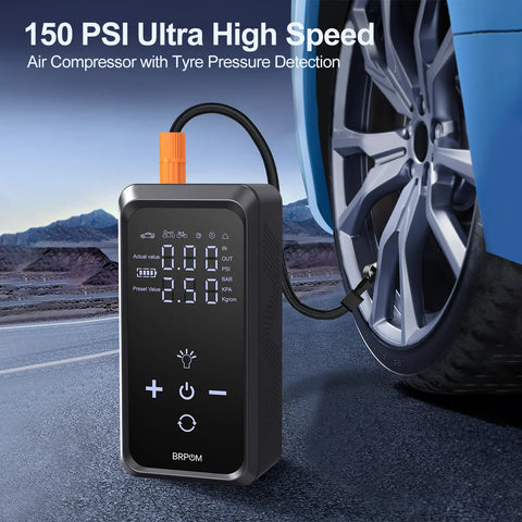Car Jump Starter Air Pump Power Bank Lighting Portable Air Compressor 4 In 1 Cars Battery Starters Starting Auto Tyre Inflator
