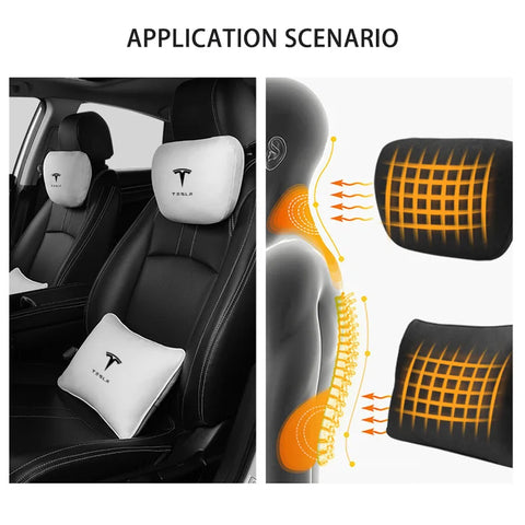 For Tesla Model Y Juniper Tesla Model 3 Highland Interior Model S Car Accessories Car Headrest Car Pillow Waist pillow 2025 2024