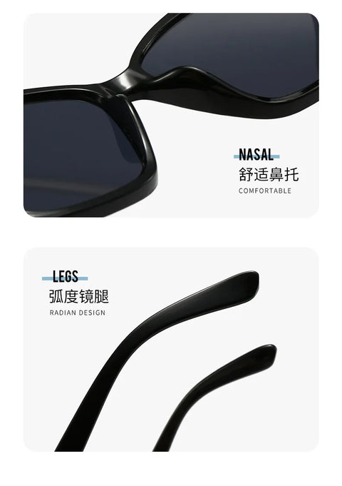 Vintage Cat Eye Sunglasses Women Square Small Frame Sun Glasses Female Brand Designer Retro Shades Fashion Oculos De Sol
