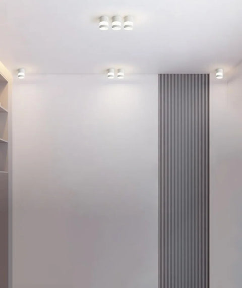 Cylinder Dimmable LED Downlights 9W 12W 15W 18W Ceiling Spotlights AC85~265V Surface Mounted Home Lighting Kitchen Corridor Shop