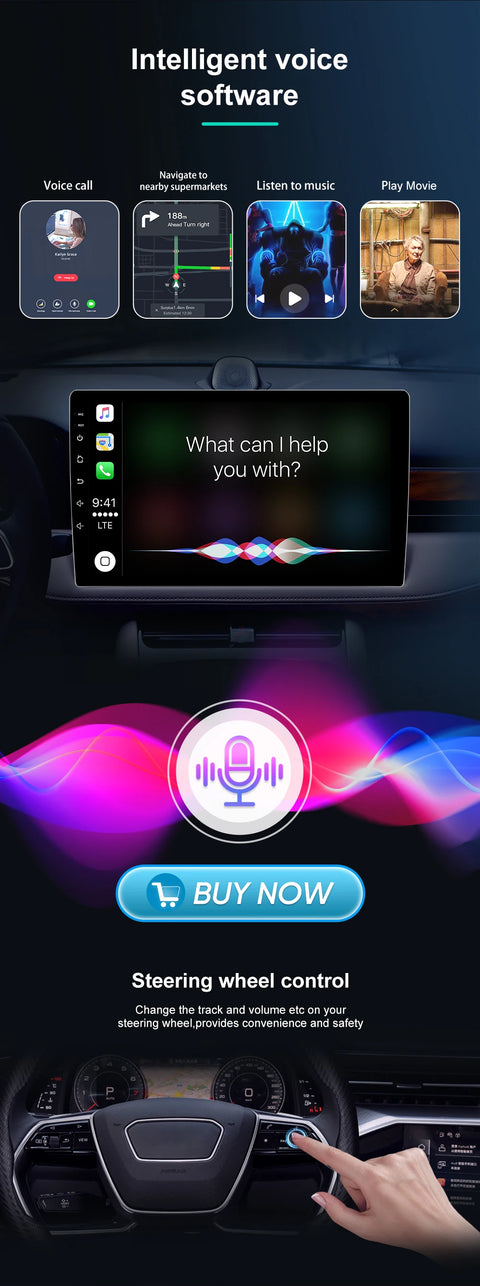 Android Car Radio For Honda Ridgeline 2006 - 2014 GPS Stereo Carplay Multimedia Player Android Auto Screen 4G Wifi No 2din DVD