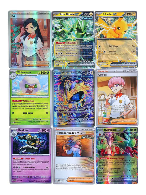 324/360 Pcs/Set Pokemon Card Brilliant Stars 151 Prismatic Evolutions PALDEAN FATES English Booster Battle Transaction Card.