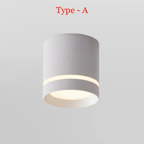Cylinder Dimmable LED Downlights 9W 12W 15W 18W Ceiling Spotlights AC85~265V Surface Mounted Home Lighting Kitchen Corridor Shop