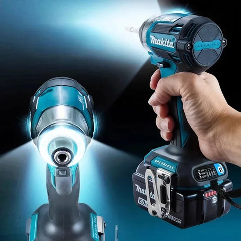 Makita DTD173 1800rpm Brushless Electric screwdriver Impact Driver 180Nm  Electric Drill Wood/Bolt/T-Mode For Makita 18V Battery