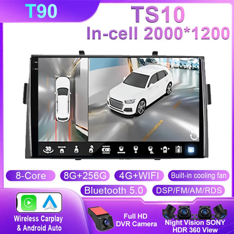 Android Car Radio For Honda Ridgeline 2006 - 2014 GPS Stereo Carplay Multimedia Player Android Auto Screen 4G Wifi No 2din DVD